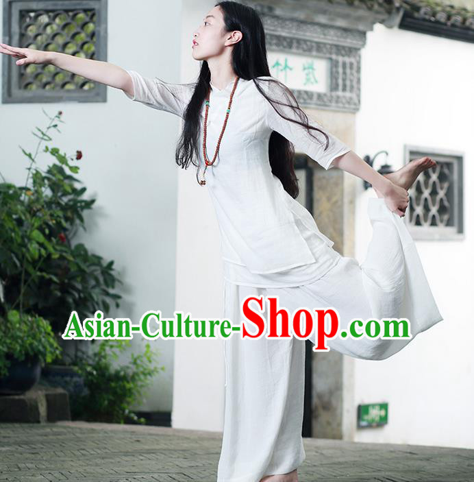 Traditional Chinese Female Costumes Complete Set,Chinese Acient Clothes, Chinese Cheongsam, Tang Suits Blouse and Pants for Women