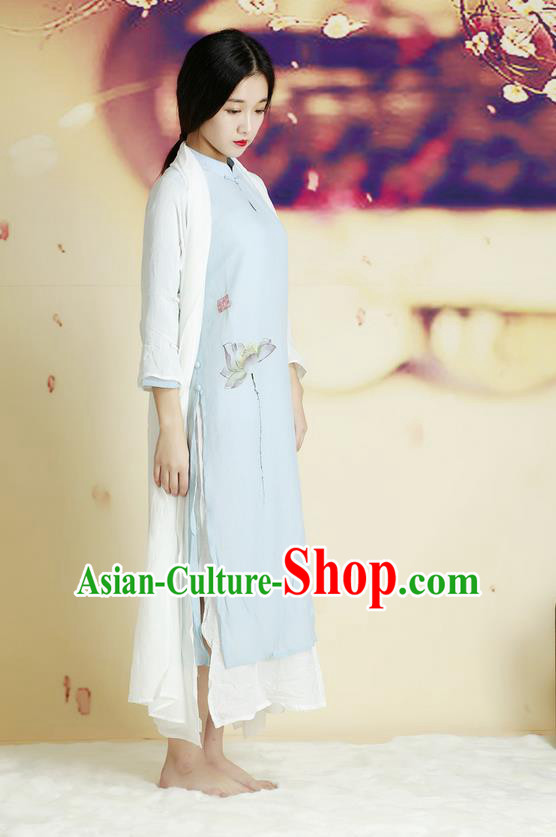 Traditional Chinese Female Costumes Complete Set, Chinese Acient Clothes, Chinese Cheongsam, Tang Suits Blouse Cardigan for Women