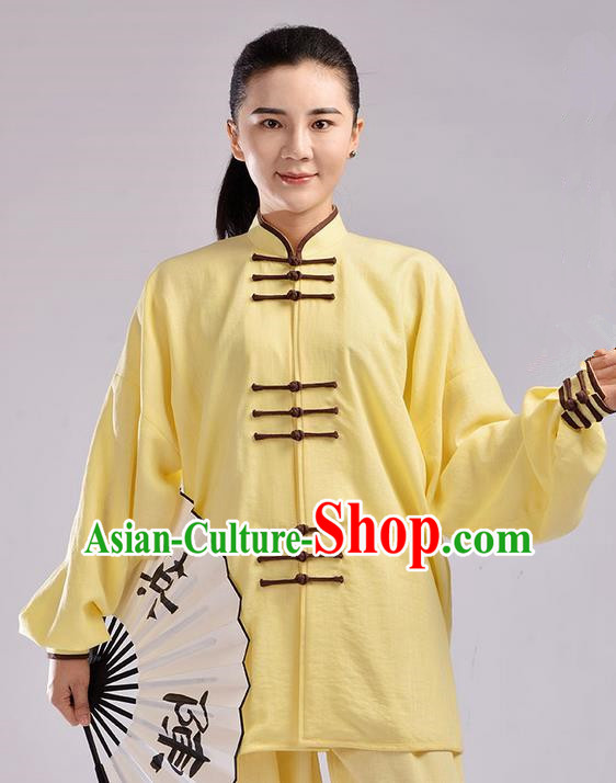 Top Signature Cotton Kung Fu Costume Martial Arts Kung Fu Training Uniform Gongfu Shaolin Wushu Clothing Tai Chi Taiji Teacher Suits Uniforms for Women