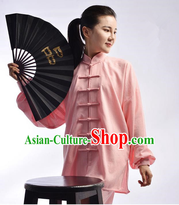 Top Signature Cotton Kung Fu Costume Martial Arts Kung Fu Training Uniform Gongfu Shaolin Wushu Clothing Tai Chi Taiji Teacher Suits Uniforms for Women