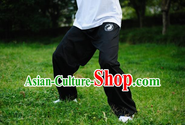 Traditional Chinese Top Kung Fu Trousers Martial Arts Kung Fu Training Tai Chi Taiji Pants for Men