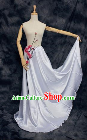 Chinese Ancient Cosplay Costumes, Chinese Traditional Clothes Base Skirts, Ancient Chinese Cosplay Chiffon Skirt for Women