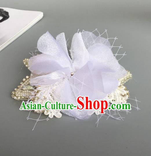 Top Grade Handmade Wedding Hair Accessories Crystal Headwear, Baroque Style Bride Hair Stick for Women