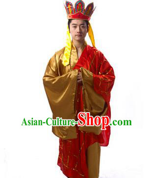 Traditional Chinese Journey to the West Tang Monk Costume for Men