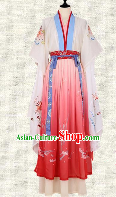 Ancient Chinese Costume Chinese Style Wedding Dress Tang Dynasty hanfu princess Clothing