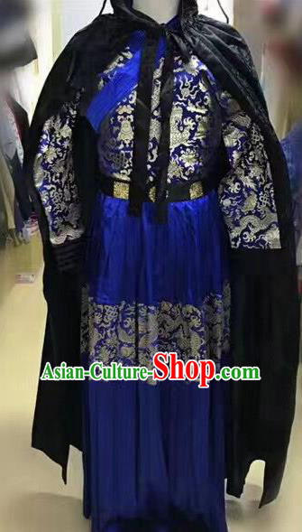 Traditional Ancient Chinese Imperial Guards Costume, Chinese Ming Dynasty Swordsman Embroidered Clothing for Men