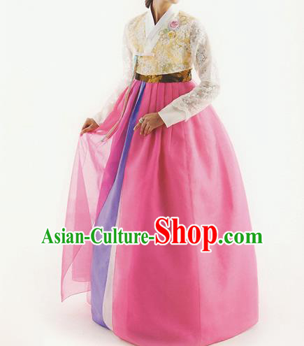 Korean Traditional Costumes Korean Clothes Wedding Full Dress, BrideFormal Attire Ceremonial Clothes, Korea Court Stage Dance Clothing for Women