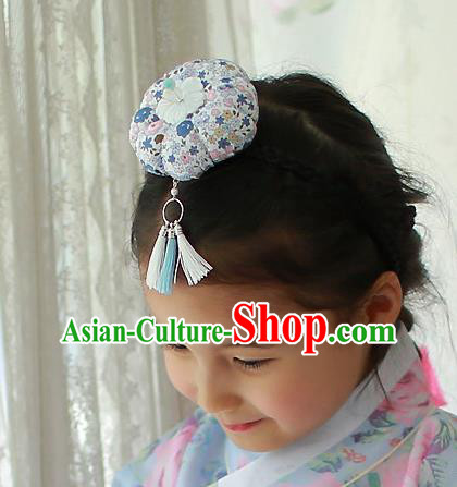 Traditional Korean National Hair Accessories Hair Clasp, Asian Korean Hanbok Fashion Headwear Headband for Kids