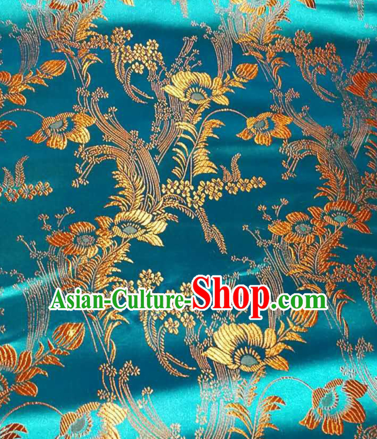 Asian Chinese Royal Palace Style Traditional Pattern Design Brocade Fabric Silk Fabric Chinese Fabric Asian Material