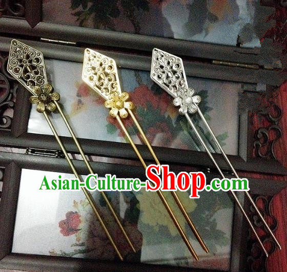 Traditional Chinese Ancient Classical Hair Accessories Hair Clip Bride Hairpins for Women