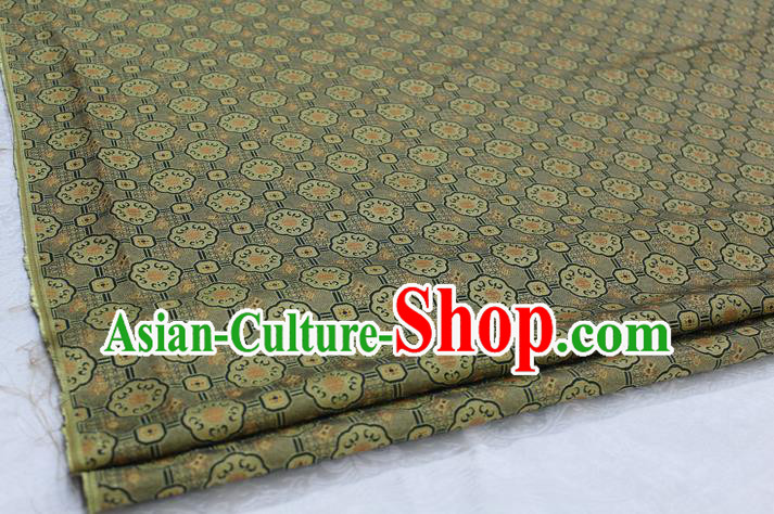 Chinese Traditional Ancient Costume Palace Pattern Mongolian Robe Brocade Tang Suit Fabric Hanfu Material