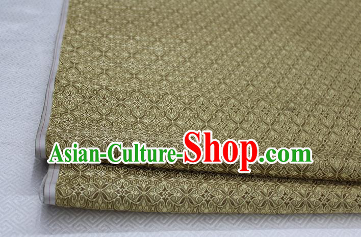 Chinese Traditional Ancient Costume Palace Pattern Cheongsam Curtain Bronze Brocade Tang Suit Fabric Hanfu Material