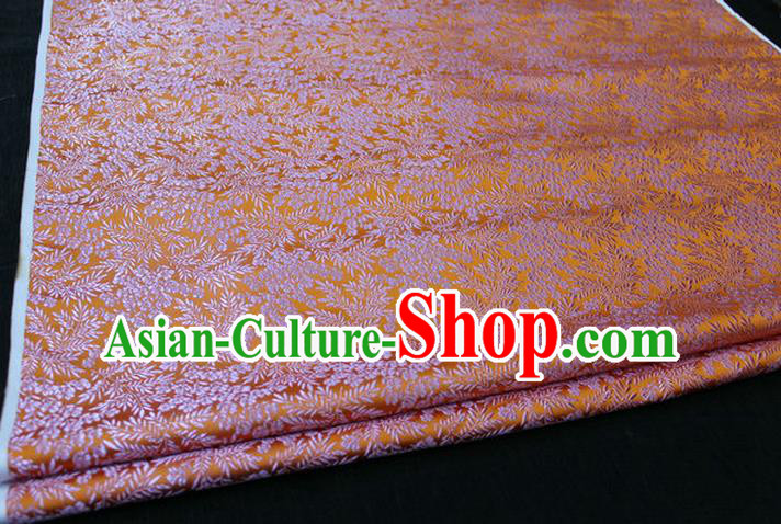 Chinese Traditional Ancient Costume Wedding Cheongsam Pink Brocade Palace Pattern Satin Fabric Hanfu Material