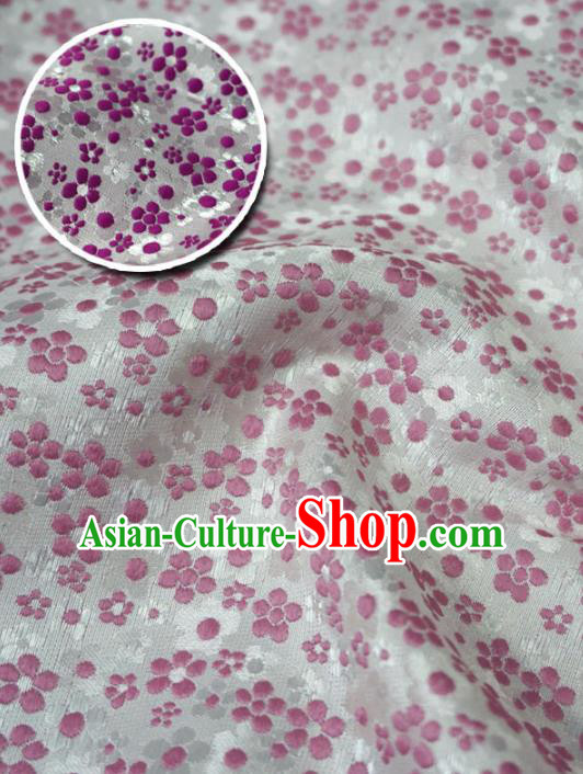Chinese Traditional Royal Palace Plum Blossom Pattern Design Brocade Mongolian Robe Fabric Ancient Costume Tang Suit Cheongsam Hanfu Material
