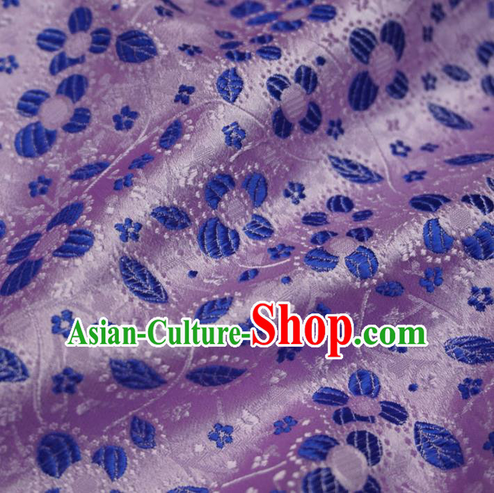 Chinese Traditional Palace Pattern Hanfu Pink Brocade Fabric Ancient Costume Tang Suit Cheongsam Material