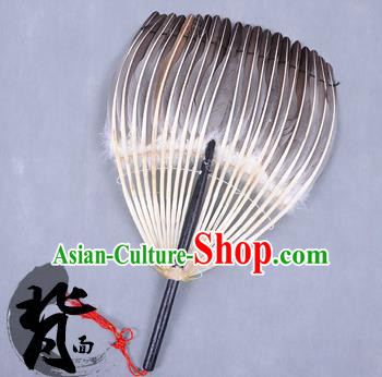 Traditional Chinese Crafts Folding Fan China Feather Fan Oriental Fan Tai Ji Fans