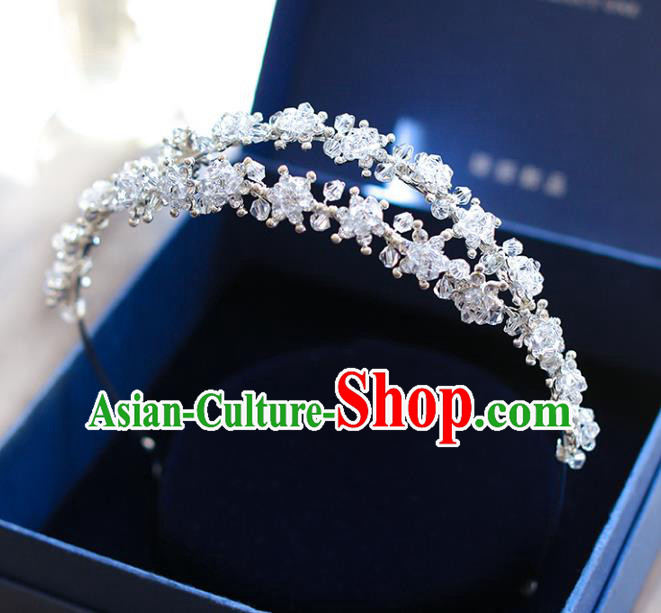Chinese Traditional Bride Hair Accessories Wedding Crystal Hair Clasp Headwear for Women