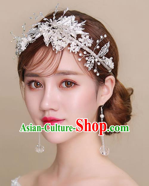Chinese Traditional Bride Hair Accessories Baroque Princess Wedding Hair Clasp for Women
