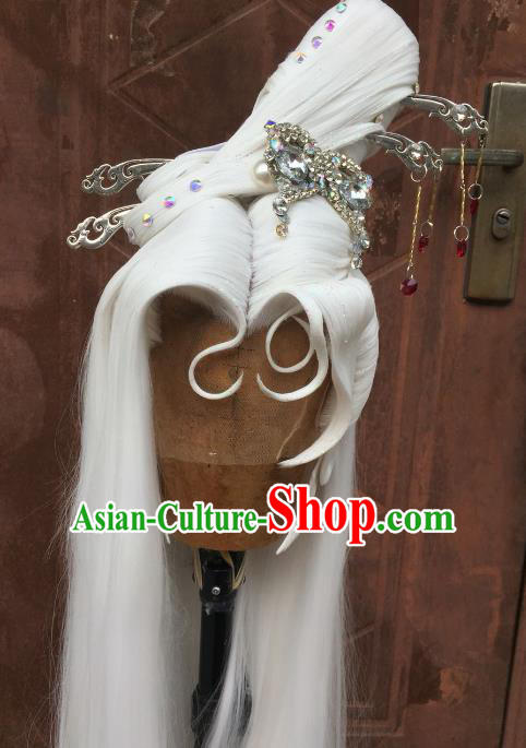 Chinese Traditional Ancient Princess Hair Accessories Handmade Fairy Hairpins Tassel Step Shake for Women