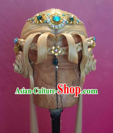 Chinese Traditional Ancient Young Lady Hair Accessories Handmade Palace Princess Hairpins Hair Clasp for Women