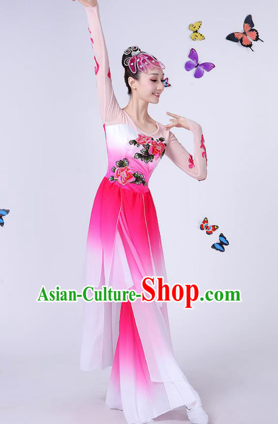 Traditional Chinese Yangge Fan Dancing Costume Classical Dance Modern Dance Dress Clothing