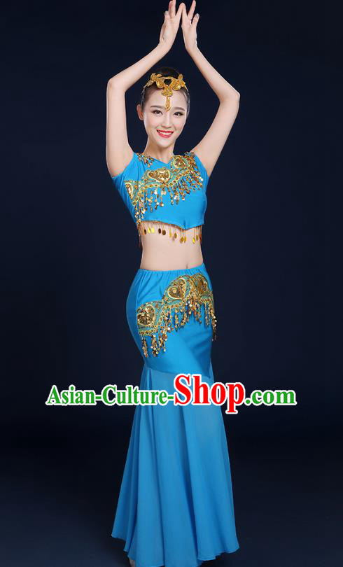 Traditional Chinese Yangge Fan Dancing Costume Classical Dance Modern Dance Dress Clothing