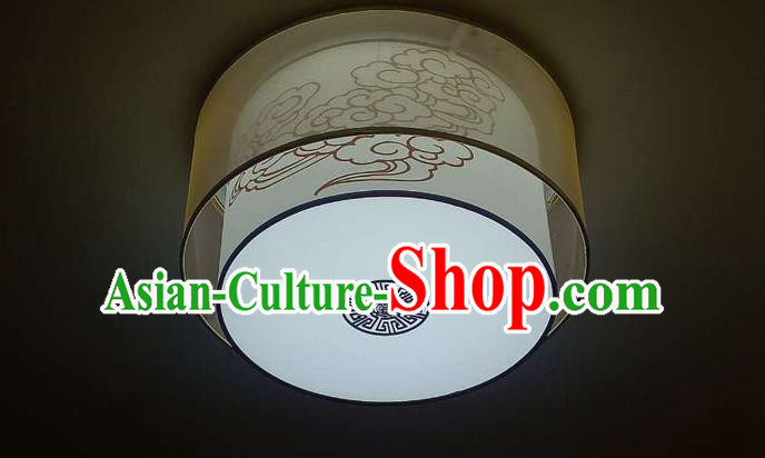 Traditional Chinese Handmade Sheepskin Painting Auspicious Clouds Palace Lantern China Ceiling Palace Lamp