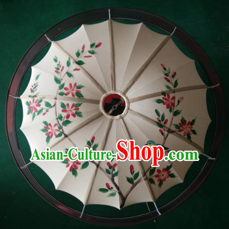 Traditional Chinese Handmade Painting Flowers Birds Palace Lantern China Ceiling Palace Lamp