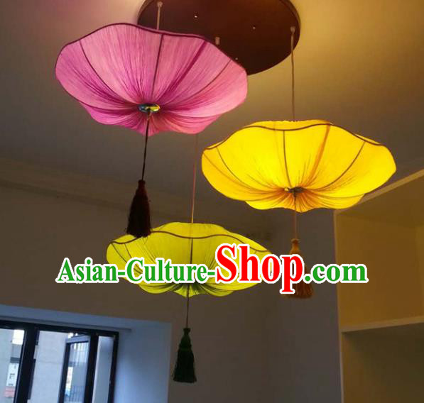 Traditional Chinese Handmade Lotus Palace Lantern China Ceiling Palace Lamp