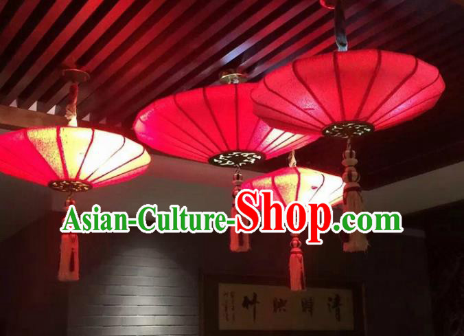 Traditional Chinese Handmade Red Sheepskin Palace Lantern China Ceiling Palace Lamp