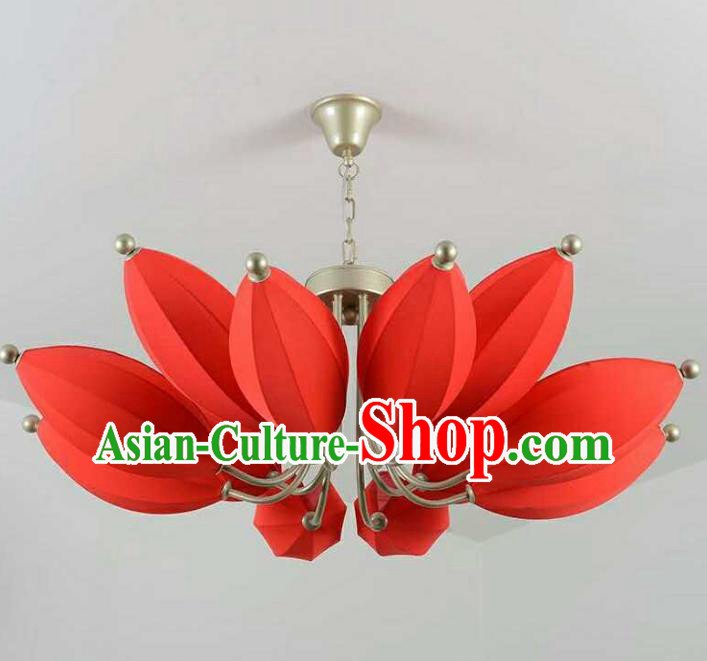 Traditional Chinese Handmade Lotus Palace Lantern China Ceiling Palace Lamp