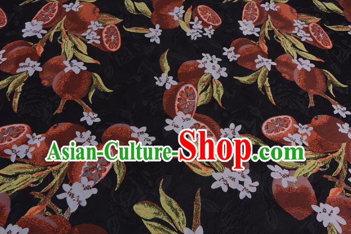 Chinese Traditional Costume Royal Palace Red Lotus Root Pattern Satin Brocade Fabric, Chinese Ancient Clothing Drapery Hanfu Cheongsam Material