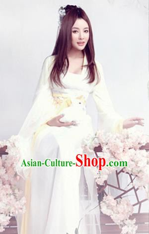 Traditional Ancient Chinese Swordsman Costumes Elegant Hanfu Clothing for Women