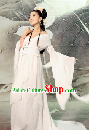Traditional Ancient Chinese Imperial Emperess Costume, Chinese Tang Dynasty Fairy Dance Dress, Chinese Peri Imperial Princess Painting Hanfu Clothing for Women