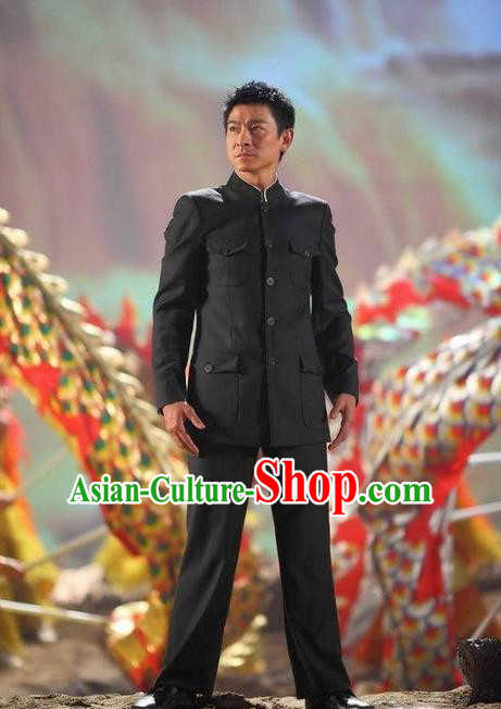 Traditional Ancient Chinese Costume, Chinese Style Tang Suit Mao Suit Ancient Chinese Tunic Suit Sun Yat Sen Suit for Men