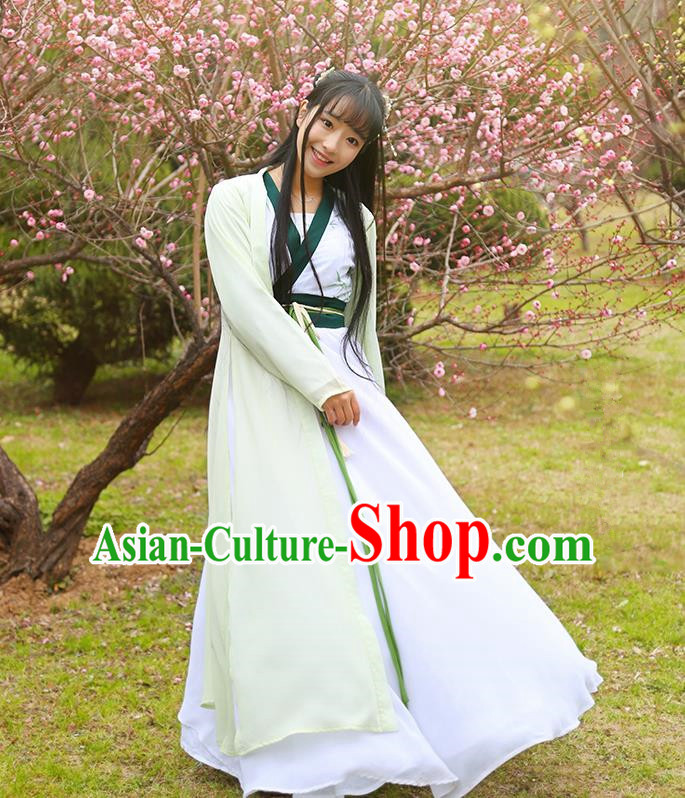 Traditional Ancient Chinese Female Costume Cardigan and Dress Complete Set, Elegant Hanfu Clothing Chinese Ming Dynasty Palace Lady Clothing for Women