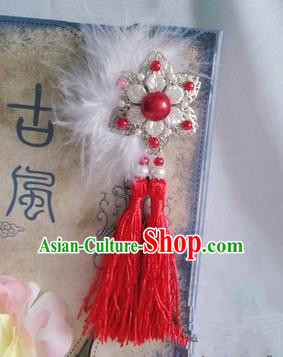 Traditional Handmade Chinese Ancient Classical Accessories Tassel Brooch for Women