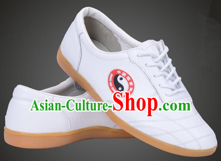 Traditional Chinese Top Flax Kung Fu Shoes Martial Arts Kung Fu Training White Shoe, Tang Suit Gongfu Shaolin Wushu Tai Chi Taiji Teacher Shoes for Women