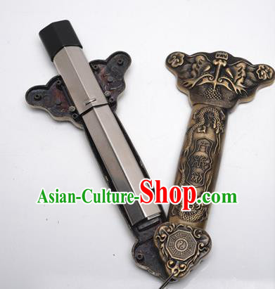 Traditional Chinese Kung Fu Telescopic Sword Martial Arts Prop Kung Fu Training Tai Chi Sword, Gongfu Wushu Tai Chi Taiji Teacher Sword for Men for Women