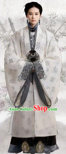 Traditional Chinese Ming Dynasty Costume, Chinese Ancient Imperial Empress Embroidery Costumes for Women