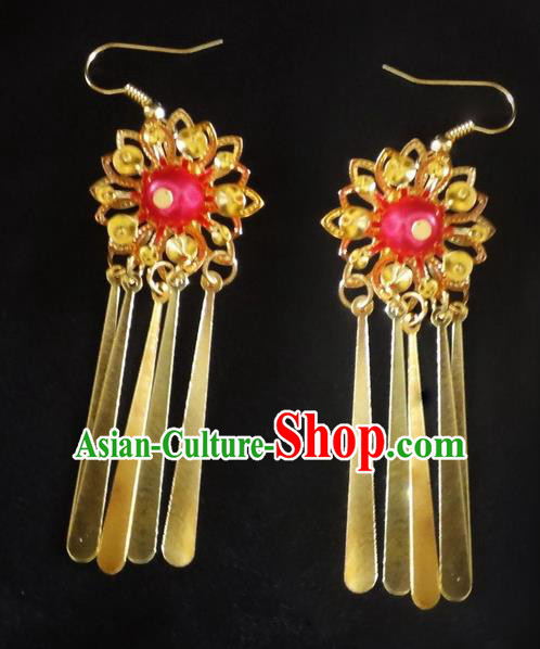 Traditional Handmade Chinese Ancient Classical Wedding Earrings for Women
