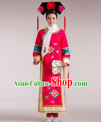 Traditional Ancient Chinese Imperial Emperess Costume, Chinese Qing Dynasty Lady Dress, Cosplay Chinese Man Nationality Peri Imperial Princess Clothing for Women