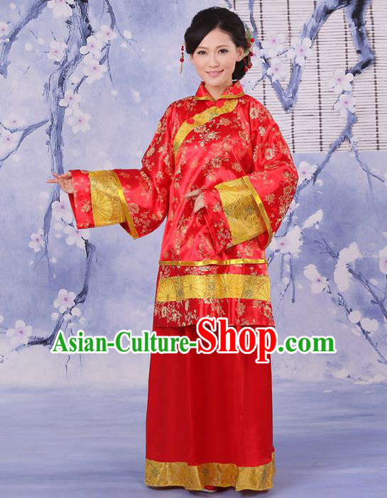 Traditional Ancient Chinese Imperial Emperess Costume, Chinese Qing Dynasty Old Lady Dress, Cosplay Chinese Peri Imperial Princess Clothing for Women