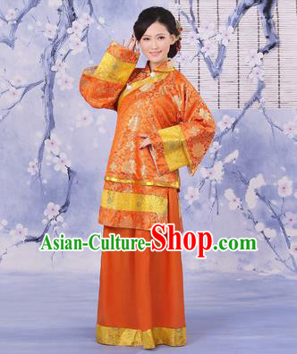 Traditional Ancient Chinese Imperial Emperess Costume, Chinese Qing Dynasty Old Lady Dress, Cosplay Chinese Peri Imperial Princess Clothing for Women