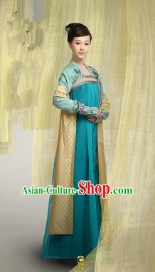 Traditional Ancient Chinese Imperial Emperess Costume, Chinese Tang Dynasty Wedding Dress, Cosplay Chinese Peri Imperial Princess Embroidered Clothing for Women