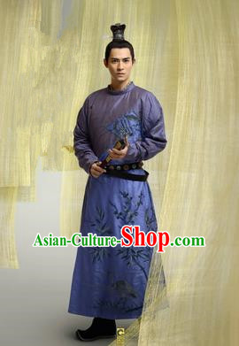 Traditional Ancient Chinese Imperial Emperor Costume, Chinese Tang Dynasty King Dress, Cosplay Chinese Imperial Majesty Embroidered Clothing for Men