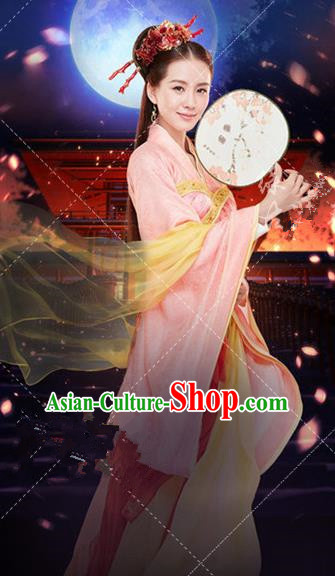 Traditional Ancient Chinese Imperial Emperess Costume, Chinese Han Dynasty Dress, Cosplay Game Characters Chinese Peri Imperial Princess Embroidered Clothing for Women