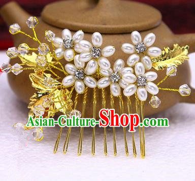 Traditional Handmade Chinese Ancient Classical Hair Accessories Flowers Hairpin, Hair Claws Hair Comb for Women