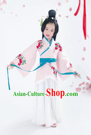 Traditional Ancient Chinese Imperial Princess Costume, Chinese Han Dynasty Children Dress, Cosplay Chinese Peri Clothing for Kids