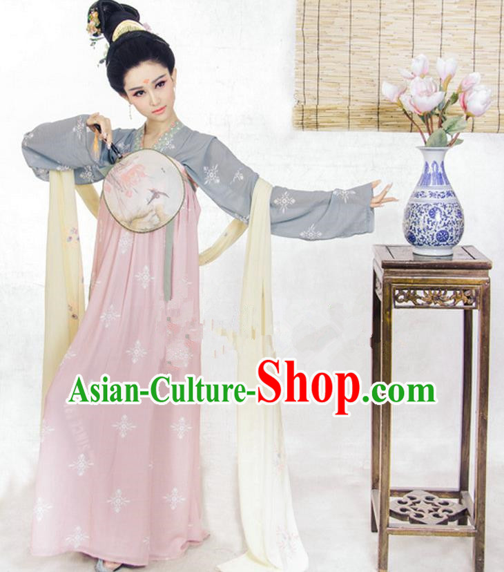 Traditional Ancient Chinese Imperial Emperess Costume, Chinese Tang Dynasty Fairy Dress, Cosplay Lady Yang Chinese Imperial Consort Clothing for Women